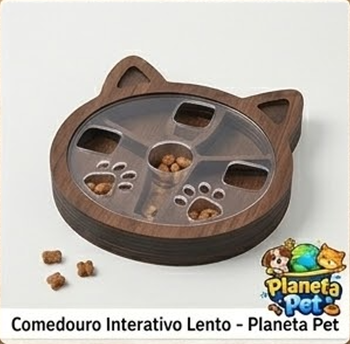 Comedouro Interativado Lento